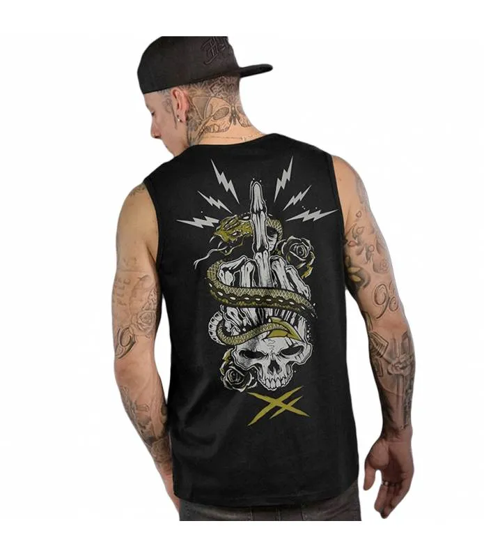 Men's Basketball Tank Top Snake Graphic | HYRAW Design | Style SU23-M08