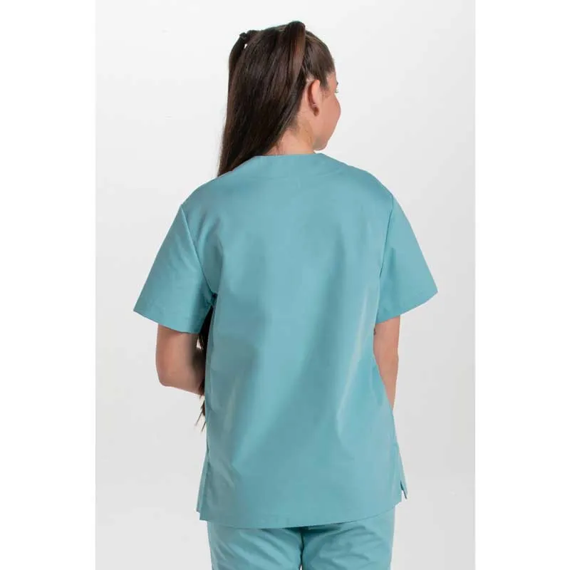 Dyneke porcelain color healthcare pajama top