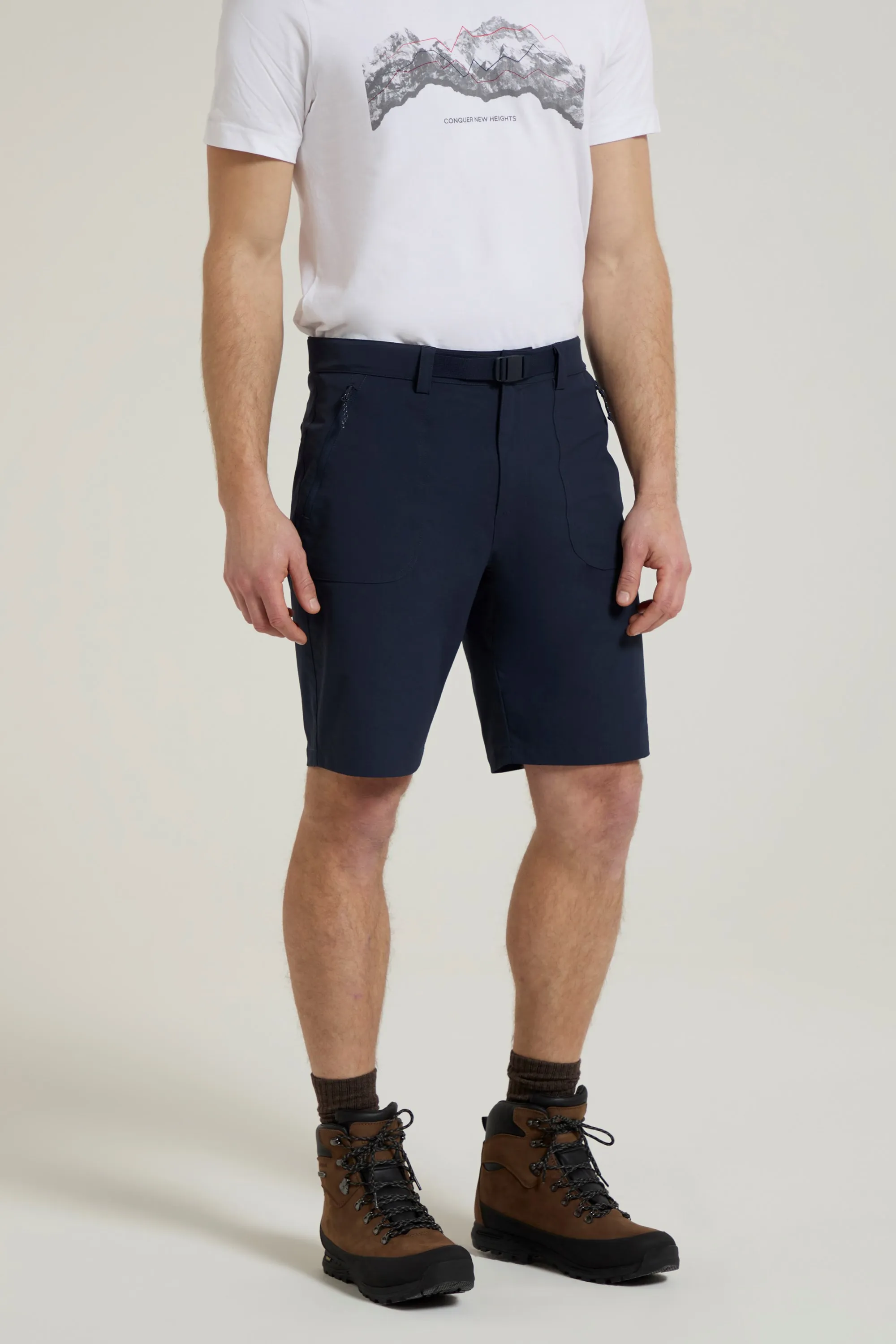 Grassland Men's Belted Shorts