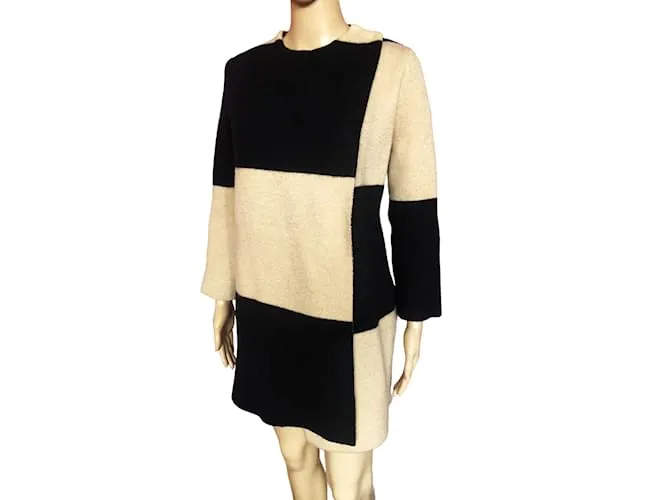 MISSONI Coats Size 38 Beige Wool
