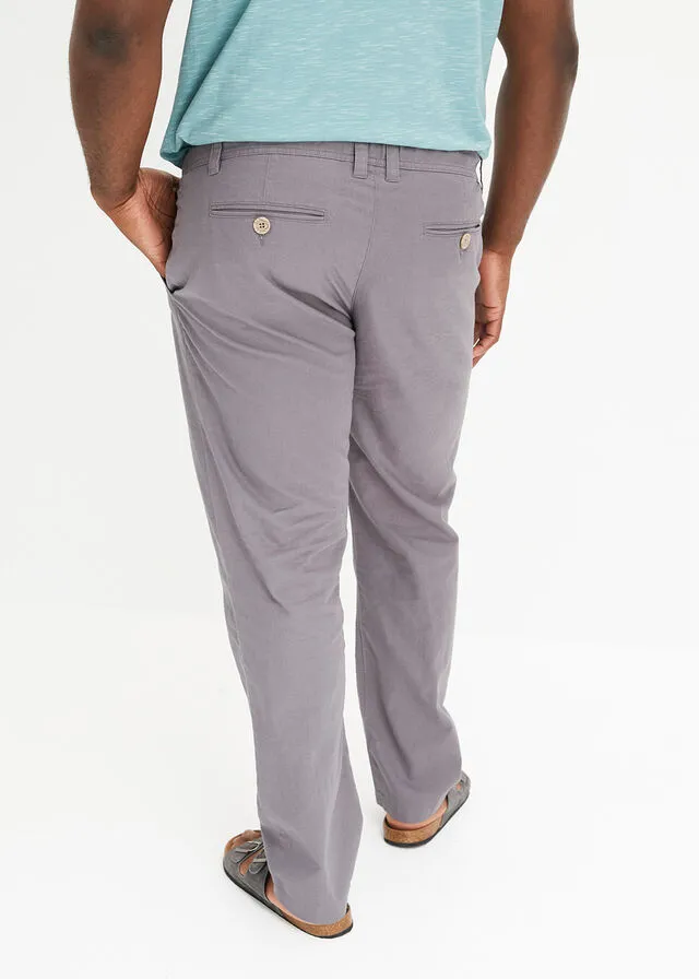 Smoke Gray Chinese Pants