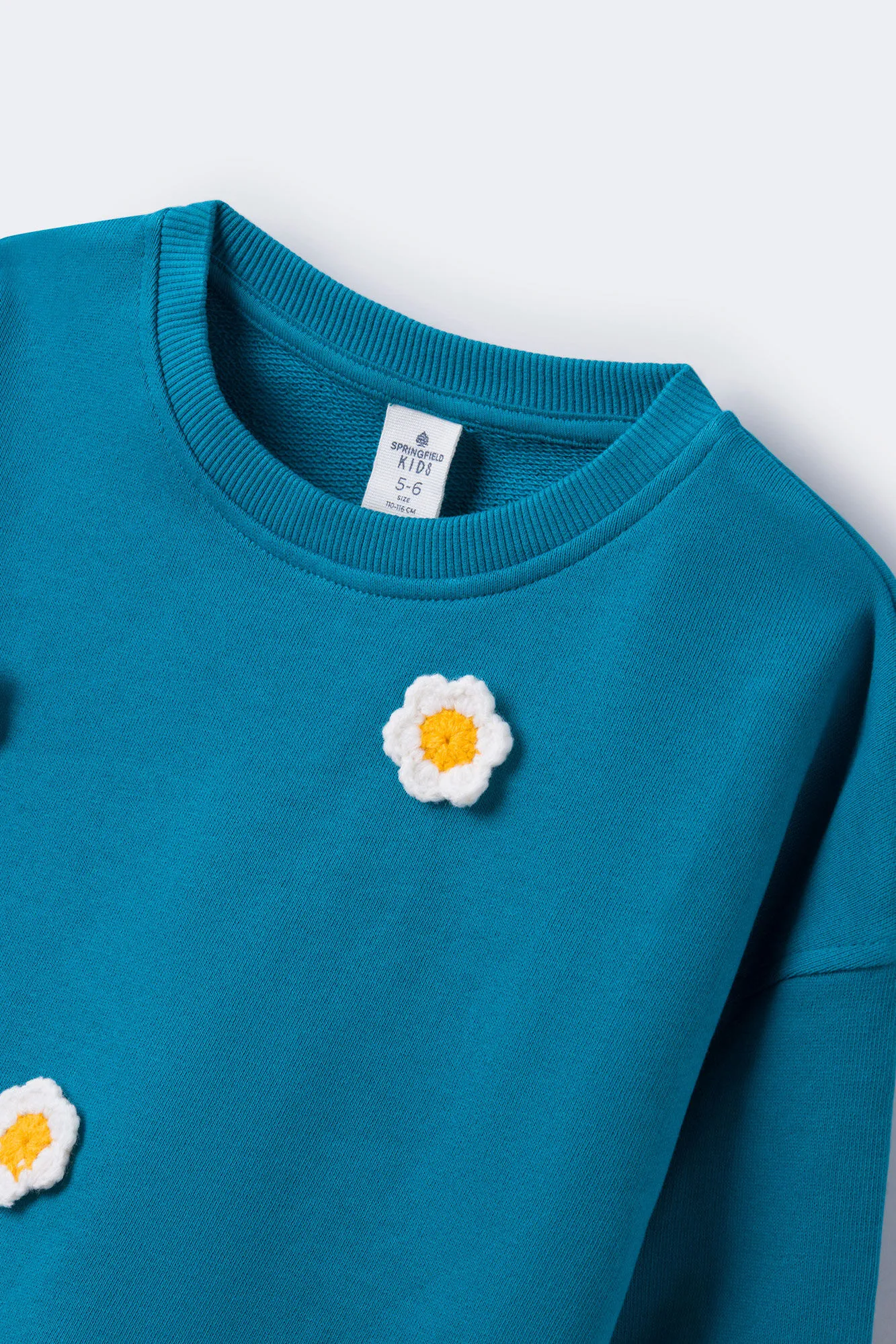 Girls floral sweatshirt